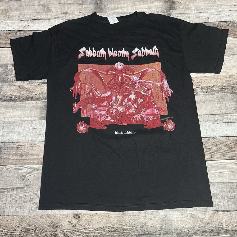 Black Sabbath Shirt Size Medium Black 2000s Rock Band Tee Ozzy Osborne